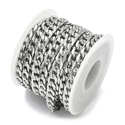 304 Stainless Steel Curb Chains Unwelded CHS-Z005-04P-1