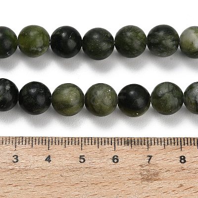 Natural Chinese Jade Beads Strands G-P626-10mm-01A-1