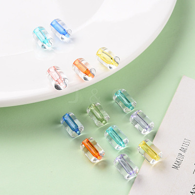 Transparent Acrylic Beads TACR-S154-17A-1