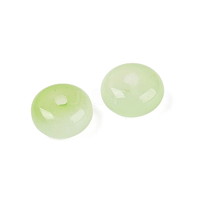 Baking Paint Imitation Jade Glass Beads GL-N006-01B-08-1