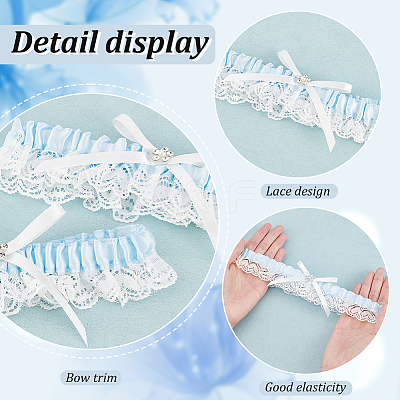 Polycotton Garter Leg Ring AJEW-WH0165-77-1