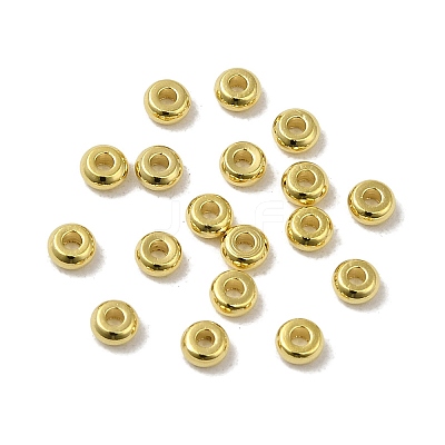 Rack Plating Brass Spacer Beads X-KK-P246-04G-1