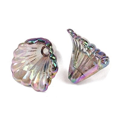 Transparent Acrylic Bead Caps OACR-G054-03I-1