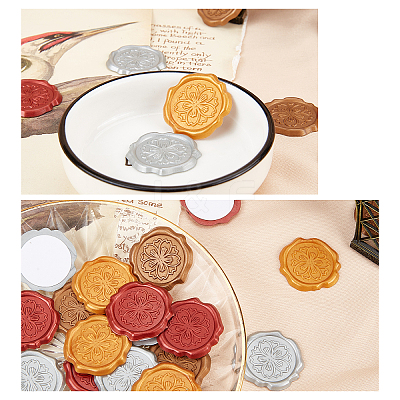 Adhesive Wax Seal Stickers DIY-WH0201-10C-1