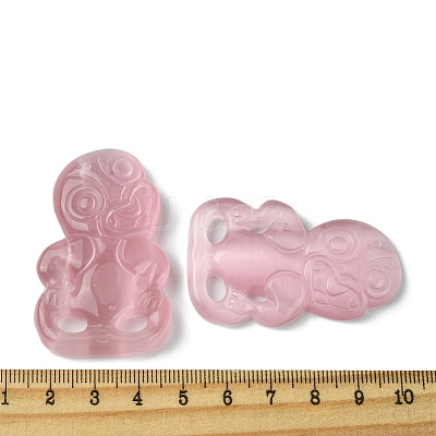 Dyed Natural Selenite Big Pendants G-G113-01I-1