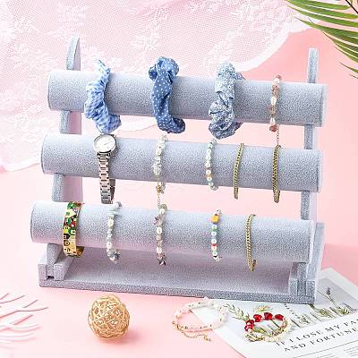Velvet Bracelet/Bangle Bar Display X-BDIS-N001-01-1