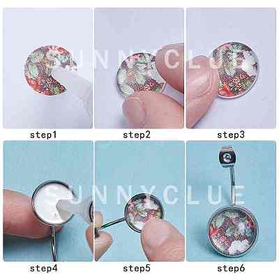 DIY Earring Makings DIY-SC0008-90P-14mm-1