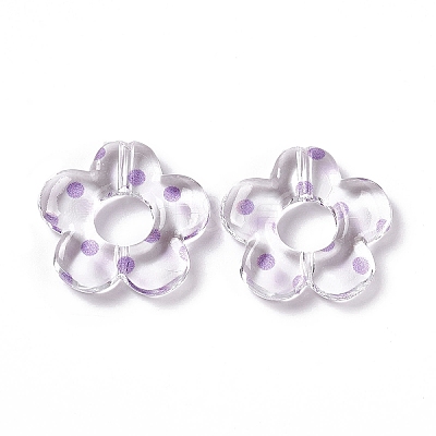 Transparent Acrylic Beads OACR-C009-06A-1
