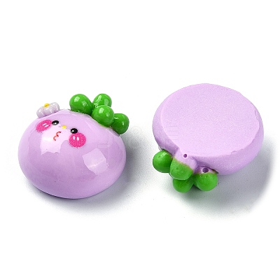Opaque Resin Decoden Cabochons CRES-M031-06-1