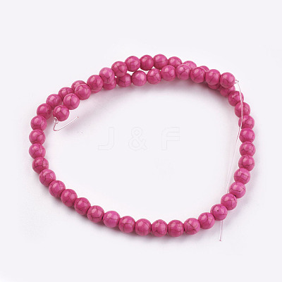 Synthetic Turquoise Beads Strands TURQ-G106-8mm-02K-1
