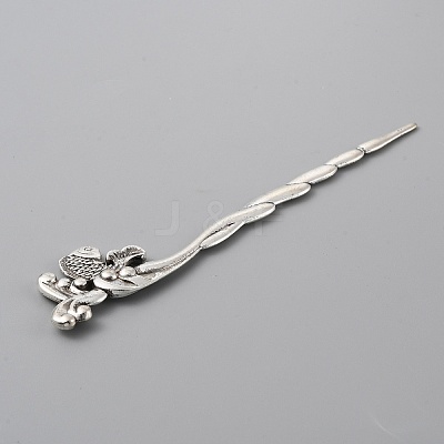 Alloy Fish Hair Sticks MRMJ-WH0077-102B-AS-1