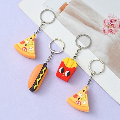 PVC Plastic Pendant Keychain KEYC-YW0001-13-1