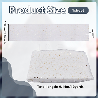 Polyester Gauze Fabric DIY-WH0759-44C-1