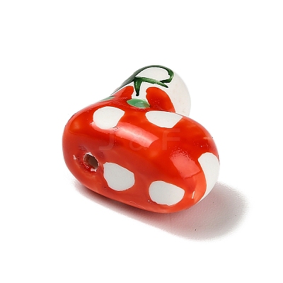 Christmas Handmade Porcelain Beads LS-PORC-L081-01B-1