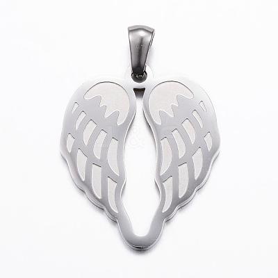 Tarnish Resistant 304 Stainless Steel Pendants STAS-E135-03P-1