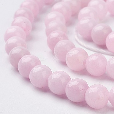 Natural Mashan Jade Round Beads Strands X-G-D263-6mm-XS23-1