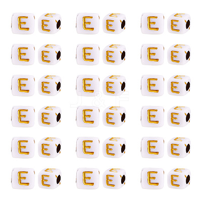 Opaque Acrylic Beads MACR-TAG0001-07E-1