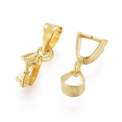 Brass Ice Pick Pinch Bails KK-E143-G-1