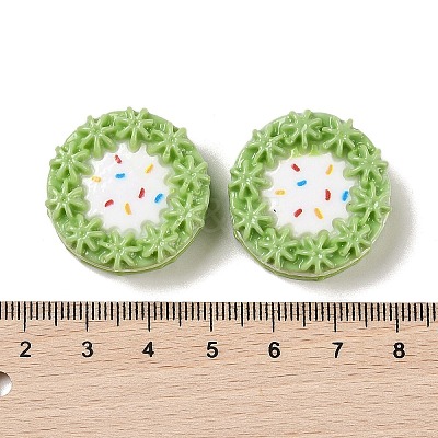 Opaque Resin Imitation Food Decoden Cabochons CRES-L037-15C-1