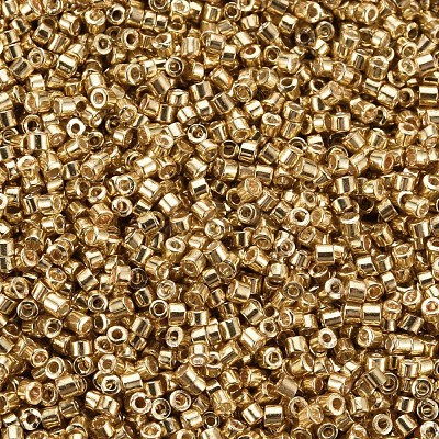 Plated Glass Cylinder Beads SEED-S047-E-005-1
