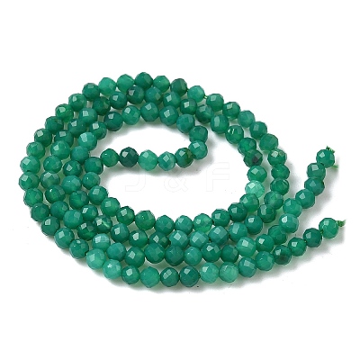 Natural Green Onyx Agate Beads Strands X-G-C201-B02-3mm-1
