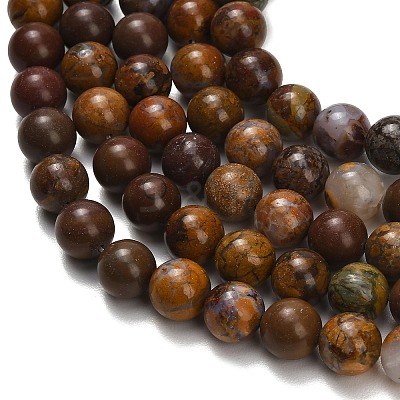 Natural Wealth Stone Beads Strands G-C289-B01-10mm-1