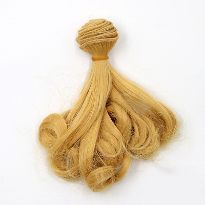 High Temperature Fiber Long Pear Perm Hairstyle Doll Wig Hair DOLL-PW0001-027-12-1