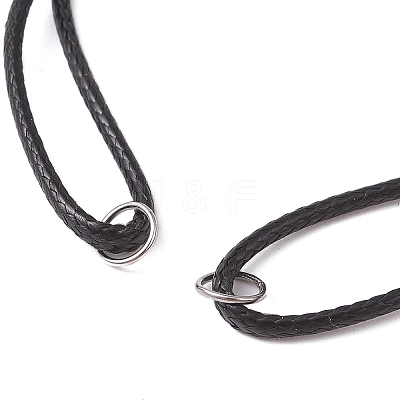 Adjustable Waxed Polyester Cord Bracelet Making AJEW-JB01312-02-1