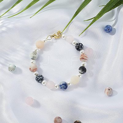 Natural Mixed Gemstone Beads G-NB0001-82-1