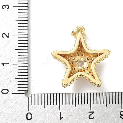Brass Micro Pave Cubic Zirconia Pendants LS-KK-K305-11B-G-1