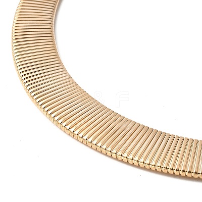 Iron Open Cuff Snake Chain Choker Necklaces for Women NJEW-M085-05G-1