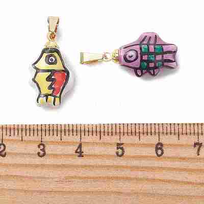 Handmade Porcelain Pendants PALLOY-JF05900-1