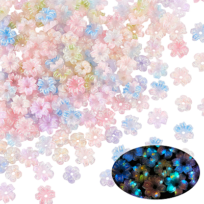 160Pcs 8 Colors Resin Cabochons MRMJ-PA0001-01-1