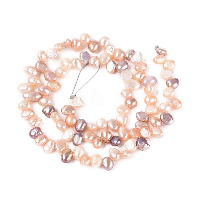 Natural Cultured Freshwater Pearl Beads Strands PEAR-N014-04P-1