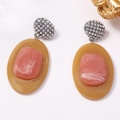 Alloy & Crystal Rhinestone Stud Earrings WGF9811-01-1