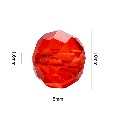 Transparent Glass Beads FPDL-S015-04D-01-B-1