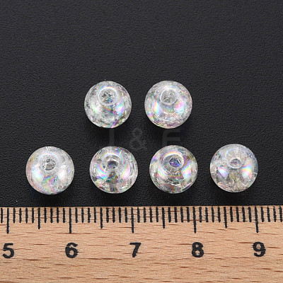 Transparent Crackle Acrylic Beads X-MACR-S373-66-L06-1