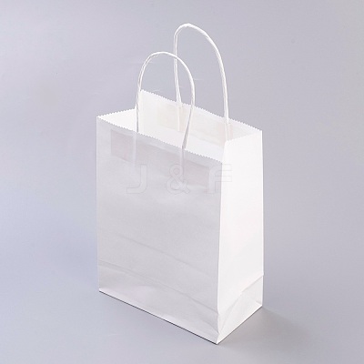 Pure Color Kraft Paper Bags AJEW-G020-B-03-1