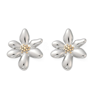 304 Stainless Steel Stud Earrings EJEW-S265-08GP-1