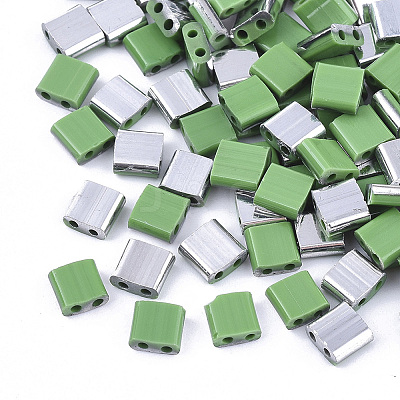 FGB 2-Hole Glass Seed Beads SEED-S031-L-047-K-1