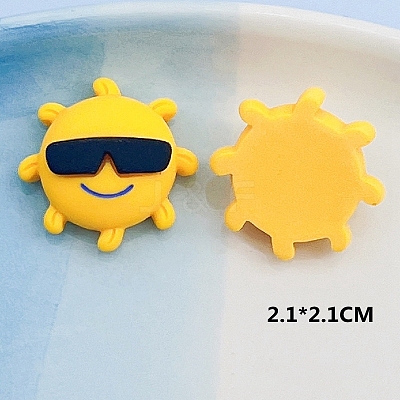 Opaque Resin Cabochons OHAR-PW0001-496B-1