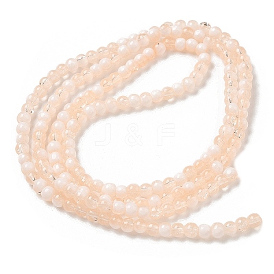 Crackle Glass Beads Strands GLAA-U001-4mm-05-1