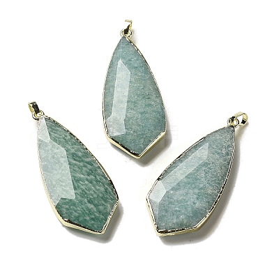 Natural Amazonite Pendants G-A099-01G-06-1
