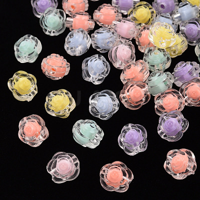 Transparent Acrylic Beads TACR-S152-20A-1