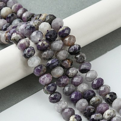 Natural Sugilite Beads Strands G-A092-G05-03-1