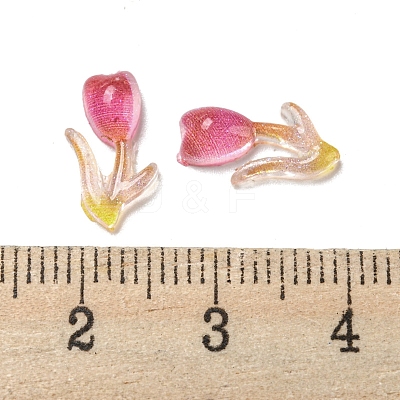 Luminous Transparent Resin Cabochons RESI-D013-05A-1