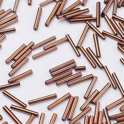 Glass Bugle Beads SEED-E001-9mm-81#-1