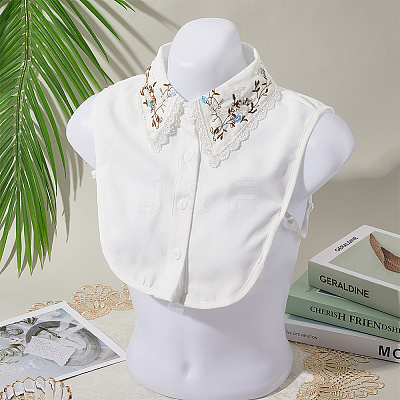 Detachable Polyester Shirt Collars AJEW-WH20816-028-1