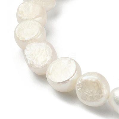 Natural Pearl Beaded Stretch Bracelets BJEW-JB09492-1