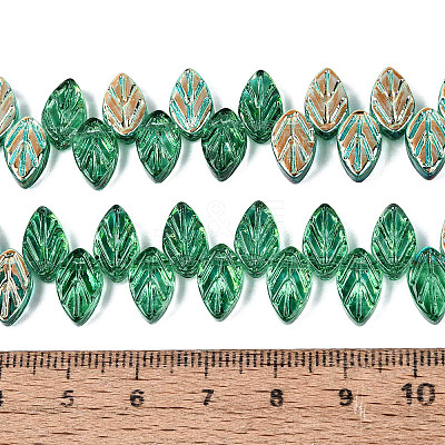 Electroplate Transparent Glass Beads Strands LS-EGLA-N056-03A-12-1